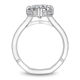 Claw & Channel Prong-Set Diamond Engagement Ring
