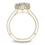 Claw & Channel Prong-Set Diamond Engagement Ring
