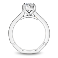 Load image into Gallery viewer, Claw Prong Milgrain Solitaire Engagement Ring
