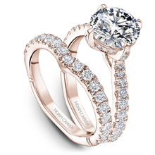 Load image into Gallery viewer, North-South-East-West Claw Prong Diamond Engagement Ring

