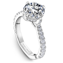 Load image into Gallery viewer, North-South-East-West Claw Prong Diamond Engagement Ring

