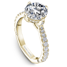 Load image into Gallery viewer, North-South-East-West Claw Prong Diamond Engagement Ring
