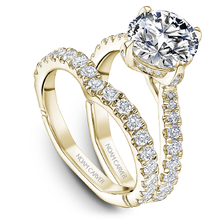 Load image into Gallery viewer, North-South-East-West Claw Prong Diamond Engagement Ring
