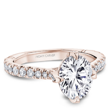 Load image into Gallery viewer, North-South-East-West Claw Prong Diamond Engagement Ring
