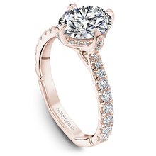 Load image into Gallery viewer, North-South-East-West Claw Prong Diamond Engagement Ring
