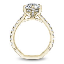 Load image into Gallery viewer, North-South-East-West Claw Prong Diamond Engagement Ring
