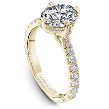 Load image into Gallery viewer, North-South-East-West Claw Prong Diamond Engagement Ring
