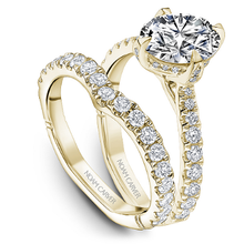 Load image into Gallery viewer, North-South-East-West Claw Prong Diamond Engagement Ring
