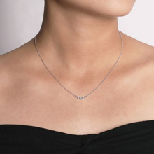 Load image into Gallery viewer, Bezel Set Graduating Diamond Bar Necklace

