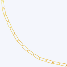 Load image into Gallery viewer, 3 MM Petite Paper Clip Necklace
