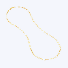 Load image into Gallery viewer, 3 MM Petite Paper Clip Necklace
