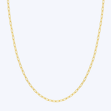 Load image into Gallery viewer, 2.45 MM Petite Paper Clip Chain
