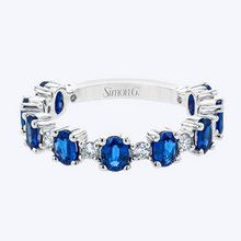 Load image into Gallery viewer, Diana Sapphire &amp; Diamond Ring

