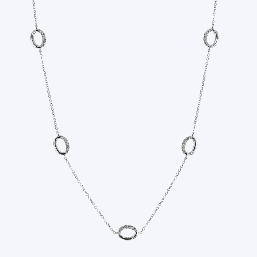 O Diamond Necklace