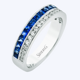 Sapphire & Diamond Layered band