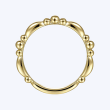 Load image into Gallery viewer, Alternating Bar &amp; Bujukan Bead Stackable Ring
