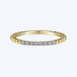 Jenny Bujukan Bead & Diamond Stackable Ring