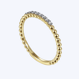 Jenny Bujukan Bead & Diamond Stackable Ring