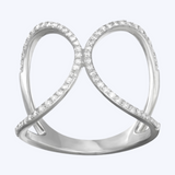 Diamond Split Ring