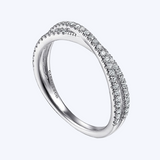 Alexia Criss-Cross Diamond Stackable Ring