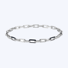 Load image into Gallery viewer, Enamel &amp; Diamond Link Bracelet
