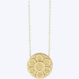 Diamond Accented Mantra Necklace