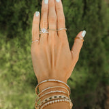 Accented Engagement Ring with Hidden Halo & Diamond Shank (0.05ct Diamonds)